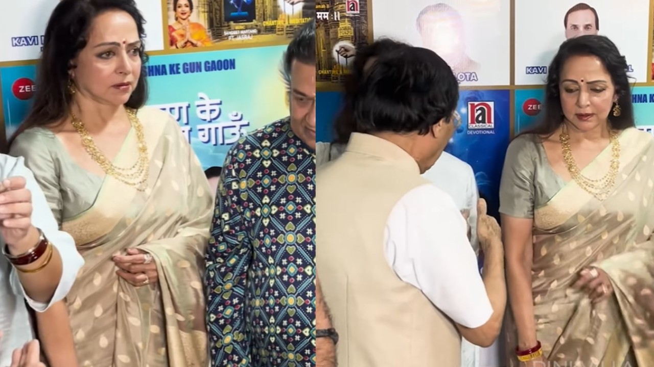 WATCH: Hema Malini gets uncomfortable as a female fan tries to touch her for picture; netizens react strongly