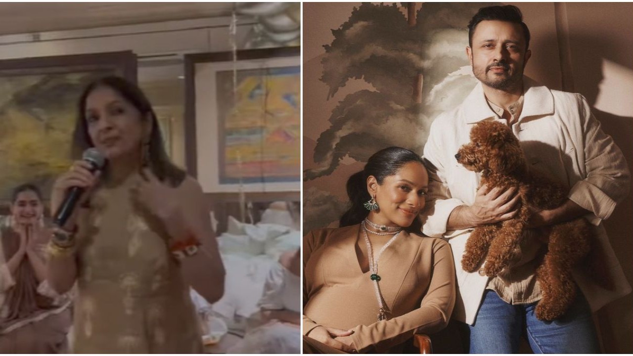 Neena Gupta hilariously scolds son-in-law Satydeep Misra at Masaba's baby shower; ‘I told him not to…’