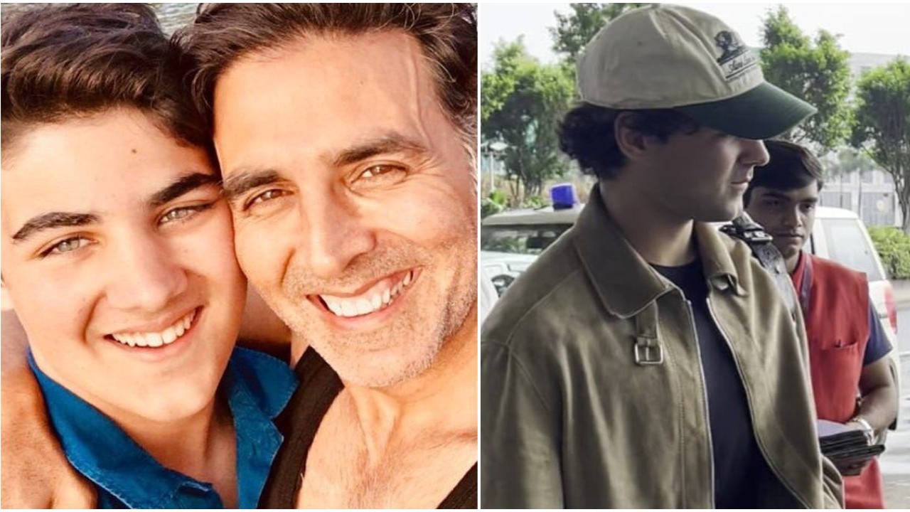 WATCH: Akshay Kumar’s son Aarav makes rare appearance at airport; Fans react