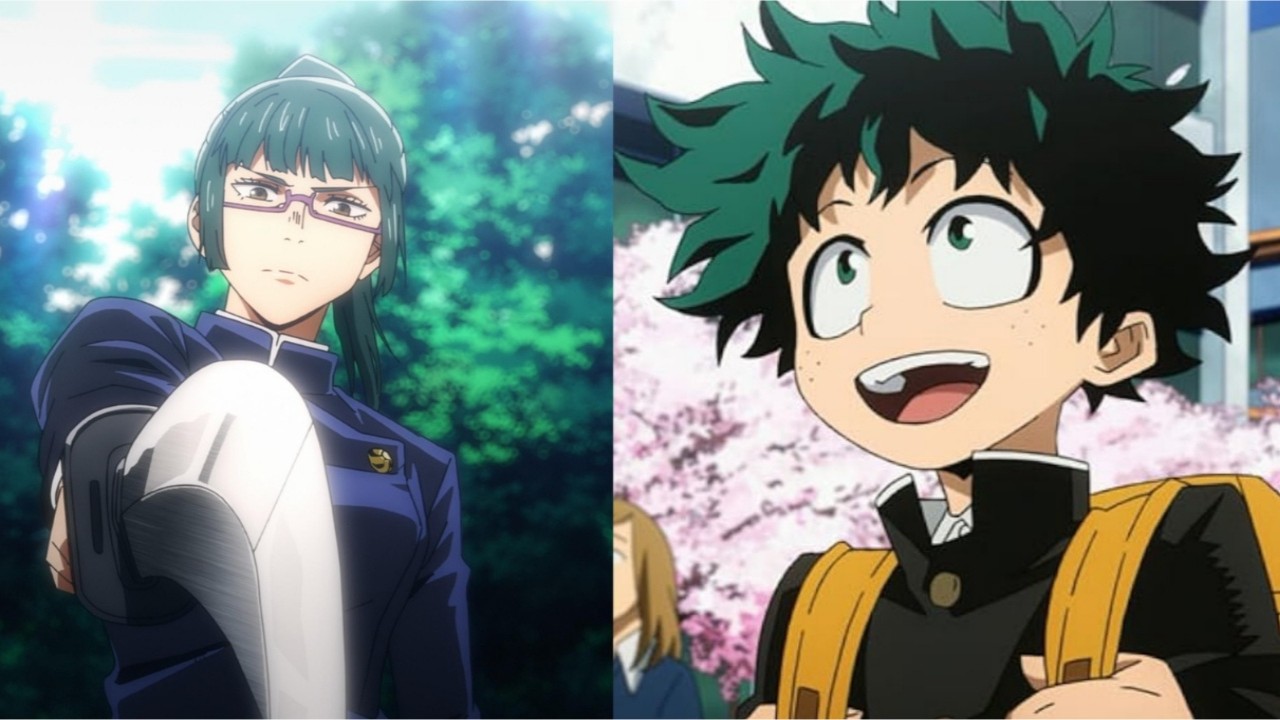 Maki Zenin, Izuku Midoriya; Image Credit: IMDb