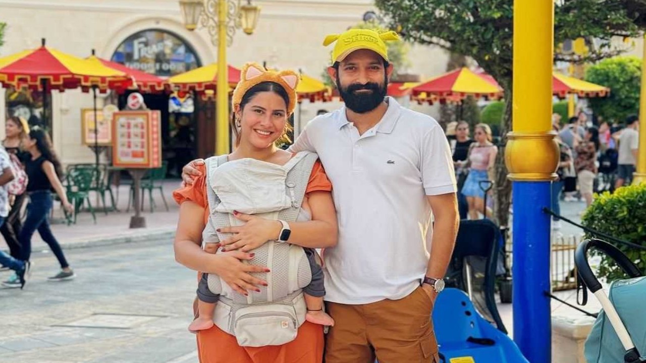 PICS: Vikrant Massey is all smiles as he enjoys Singapore vacay with wife Sheetal Thakur and son Vardaan