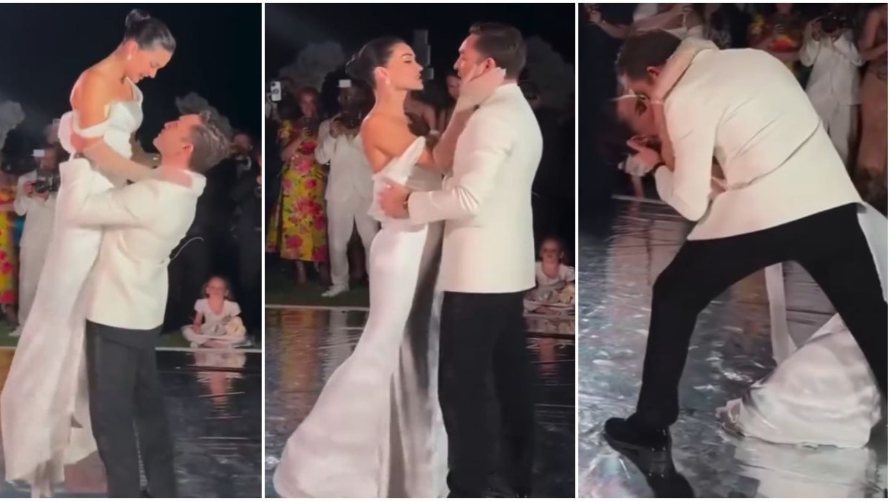 Amy Jackson and Ed Westwick’s first dance after their wedding as Mr and Mrs is nothing short of a dream; WATCH IT