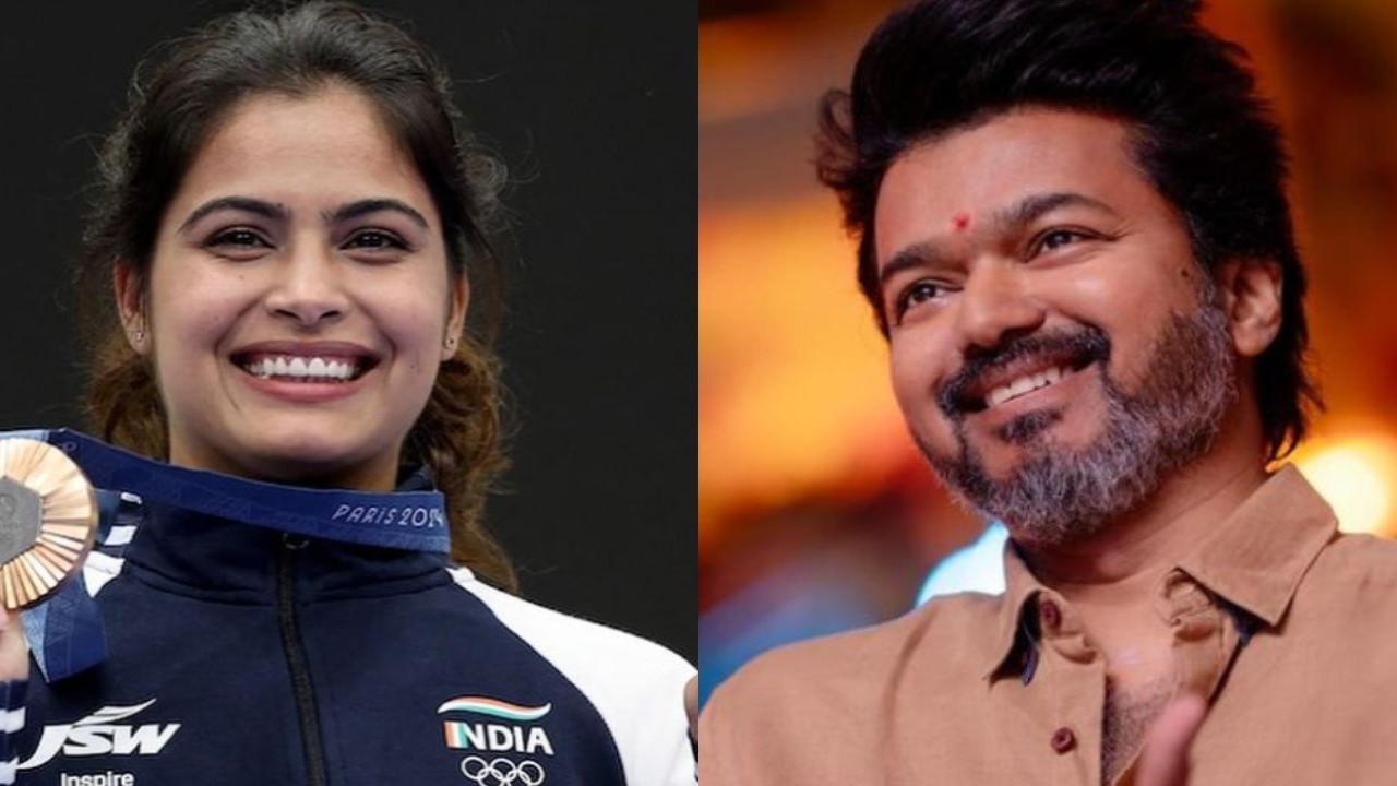 ‘He’s a darling’: Olympic medalist Manu Bhaker REACTS when asked about Thalapathy Vijay