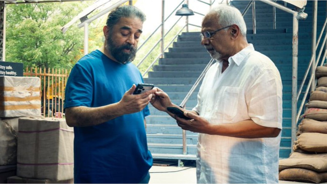 Kamal Haasan appears deeply engrossed in conversation with his Thug Life director Mani Ratnam in new VIRAL PIC