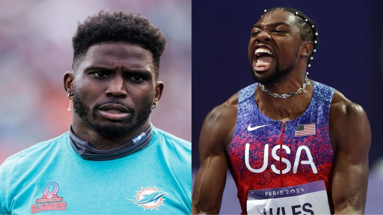 Antonio Brown Calls Noah Lyles ‘Fagg*t of the Day’ for Not Knowing Tyreek Hill