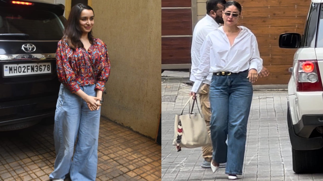 Shraddha Kapoor and Kareena Kapoor for a casual day out in city 