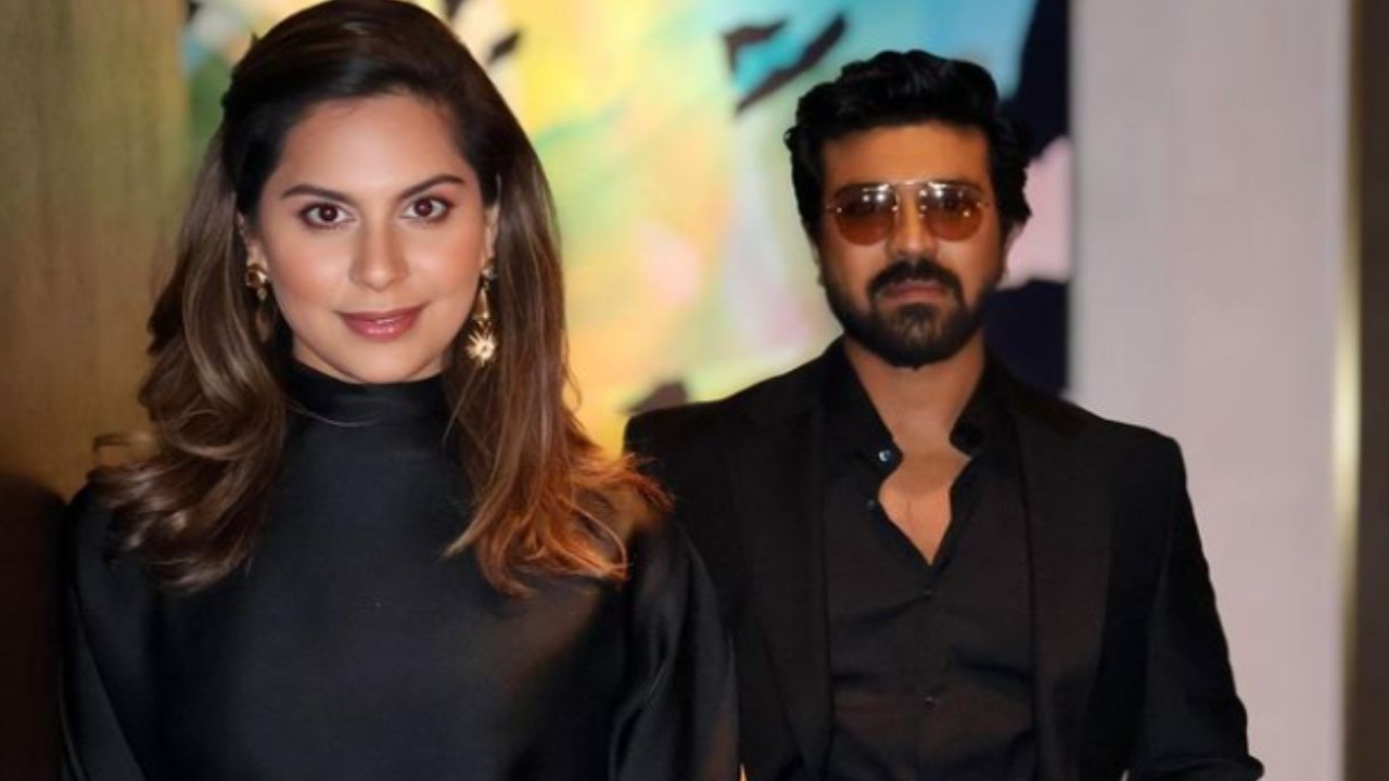 Ram Charan and Upasana Kamineni dazzle in matching black ensembles at Melbourne film fest