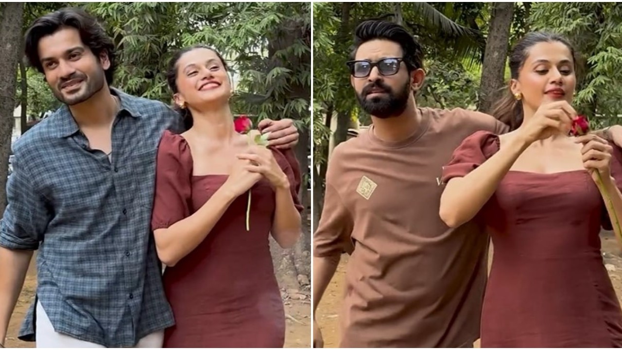 Phir Aayi Hasseen Dillruba: Taapsee Pannu, Vikrant Massey, Sunny Kaushal join hilarious reel trend, internet can’t stop laughing; WATCH