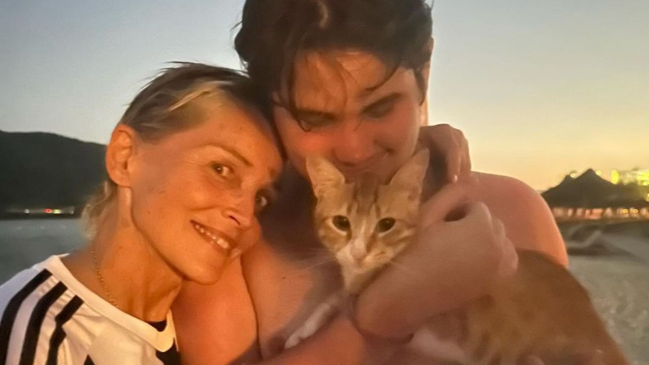  Sharon Stone and son Laird (Instagram/@sharonstone)