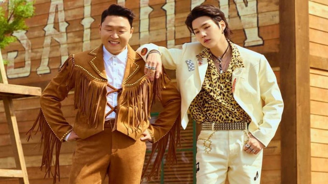 PSY, SUGA (Image Credits- PSY's Instagram)