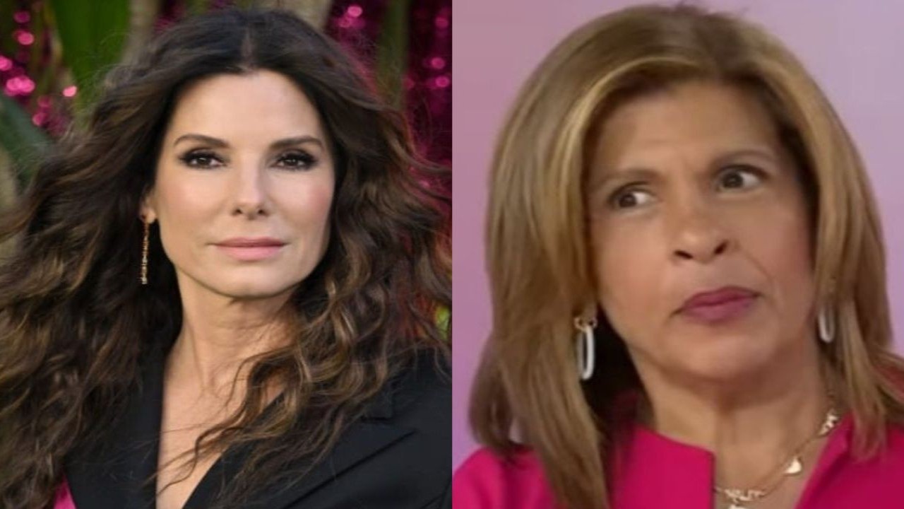 Sandra Bullock (CC: Getty Images) and Hoda Kotb (CC: Youtube/ TODAY with Hoda & Jenna)