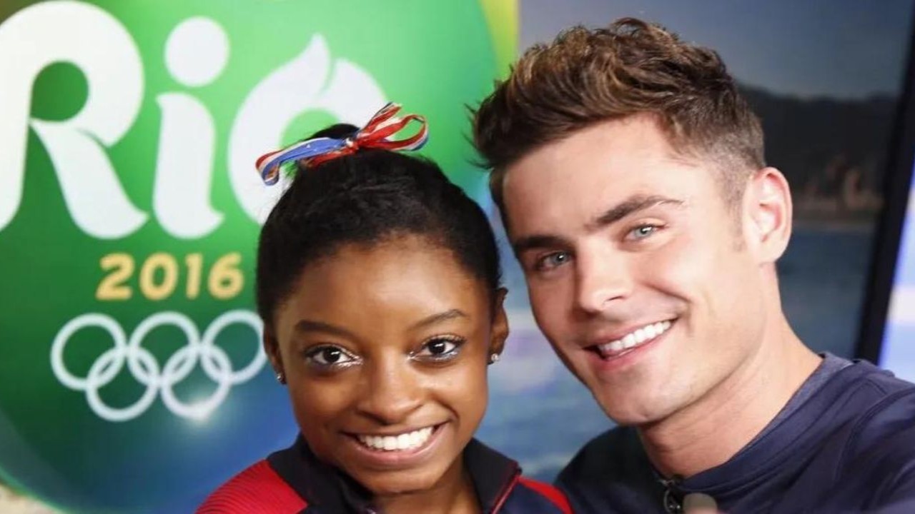 Simone Biles’ Fan Zac Efron Is Back To Support Gymnastics ‘GOAT’ Ahead Of Individual All Around Paris Olympics Finals 