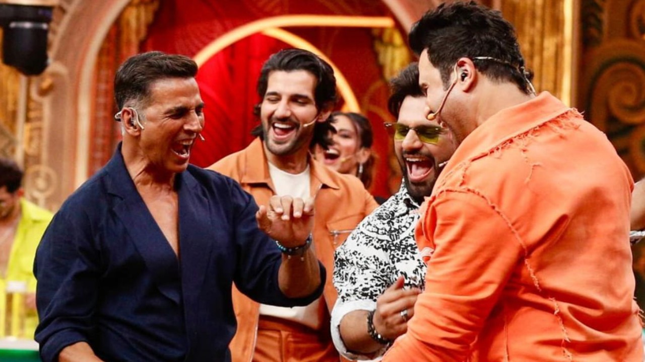 Laughter Chefs: Krushna Abhishek shares PICS from ‘amazing shoot’ moments with Khel Khel Mein star Akshay Kumar