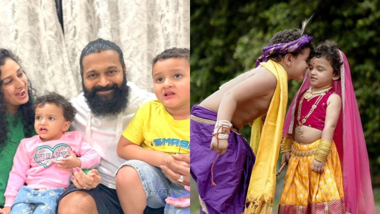 Janmashtami: Rishab Shetty’s wife Pragathi drops cute PICS of their ...