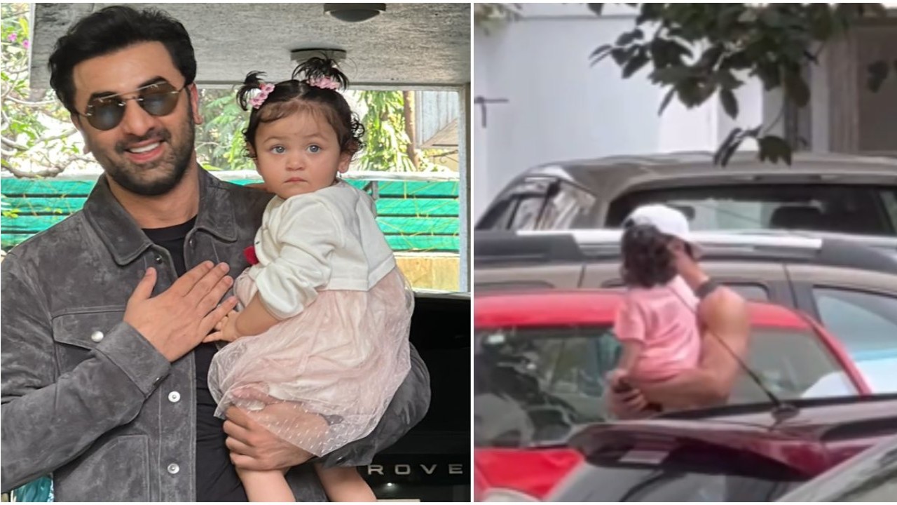 WATCH: Ranbir Kapoor enjoys Sunday morning stroll with daughter Raha; fans are all hearts