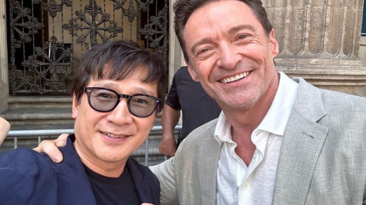 Hugh Jackman and Ke Huy Quan (Image via Instagram)