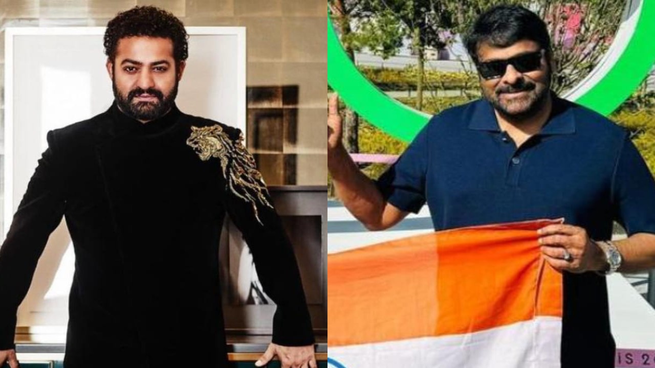 Jr NTR sends Chiranjeevi wishes on the ‘megastar’s’ 69th birthday: ‘I wish you a year…’