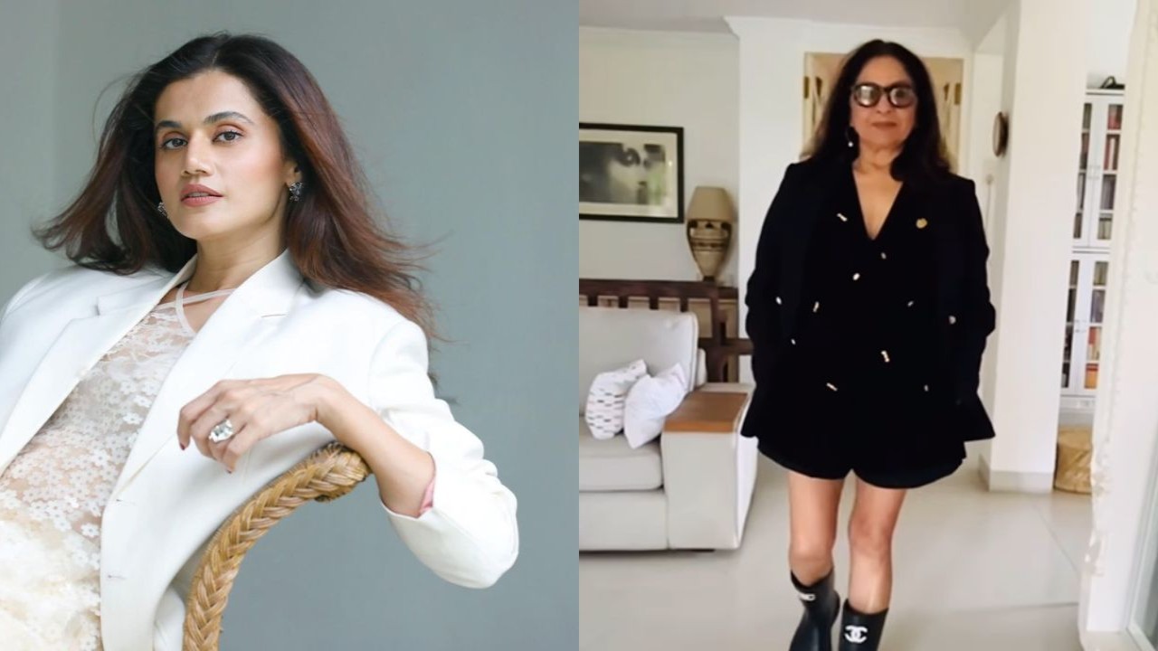 Taapsee Pannu is blown away by Neena Gupta’s recent stylish all-black chic look: ‘My aim in life is…’