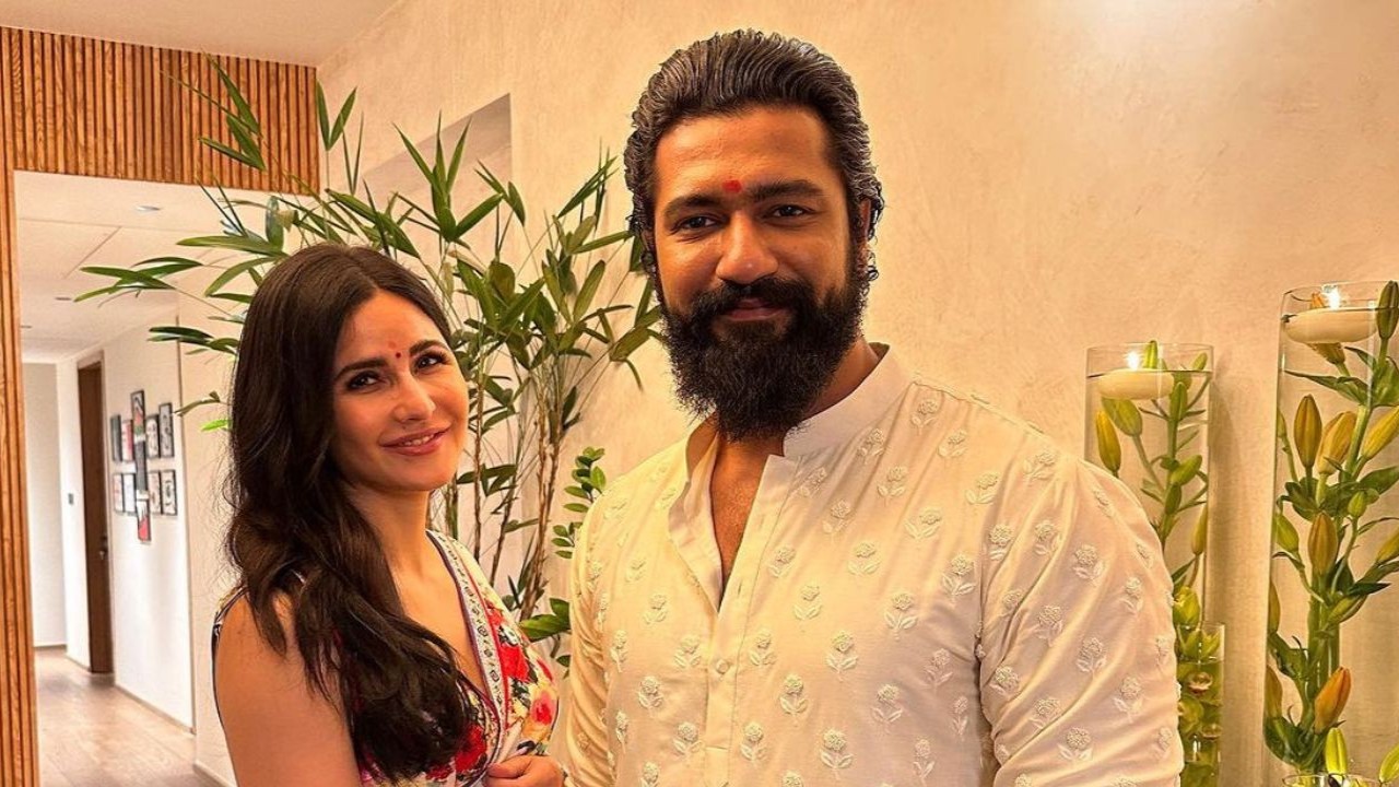 Take cues from Katrina Kaif-Vicky Kaushal on how to slay in comfy tracksuits as UNSEEN picture from airport goes viral