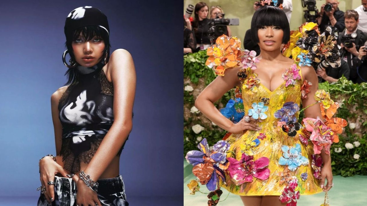 Lisa, Nicki Minaj: images from LLOUD, Getty Images