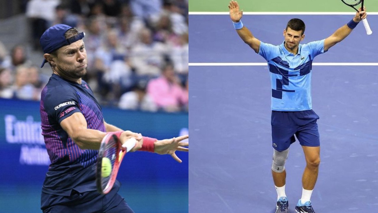 Radu Albot and Novak Djokovic's pictures