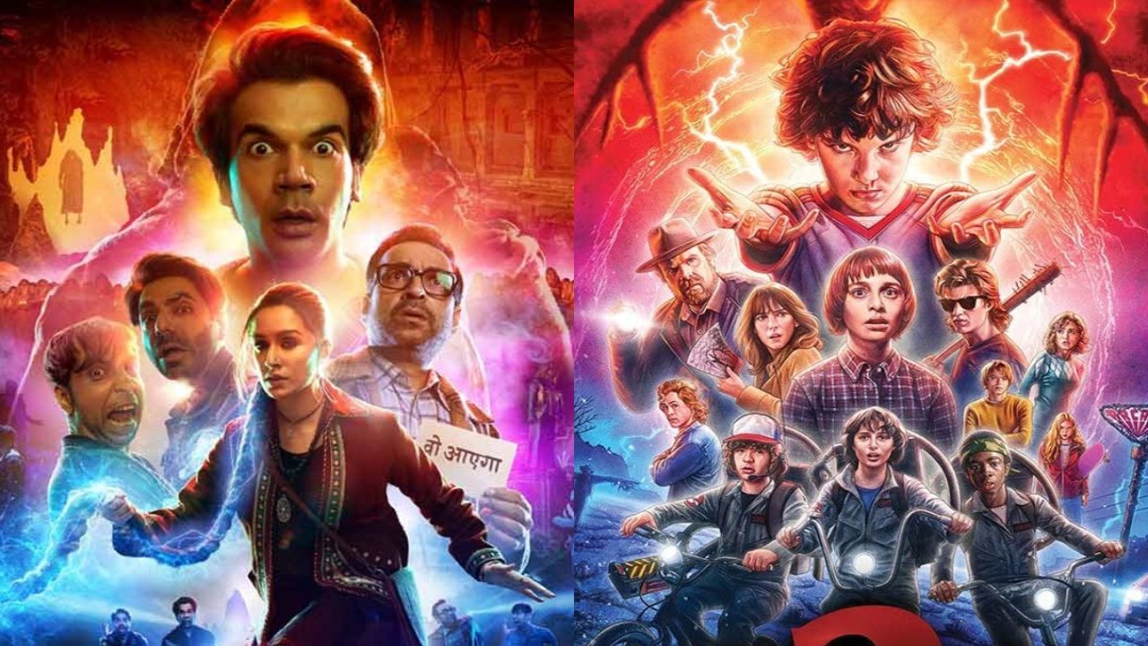 Shraddha Kapoor-Rajkummar Rao's Stree poster's 'striking similarity' with Stranger Things 2 draws attention; netizens say, 'Same but different’