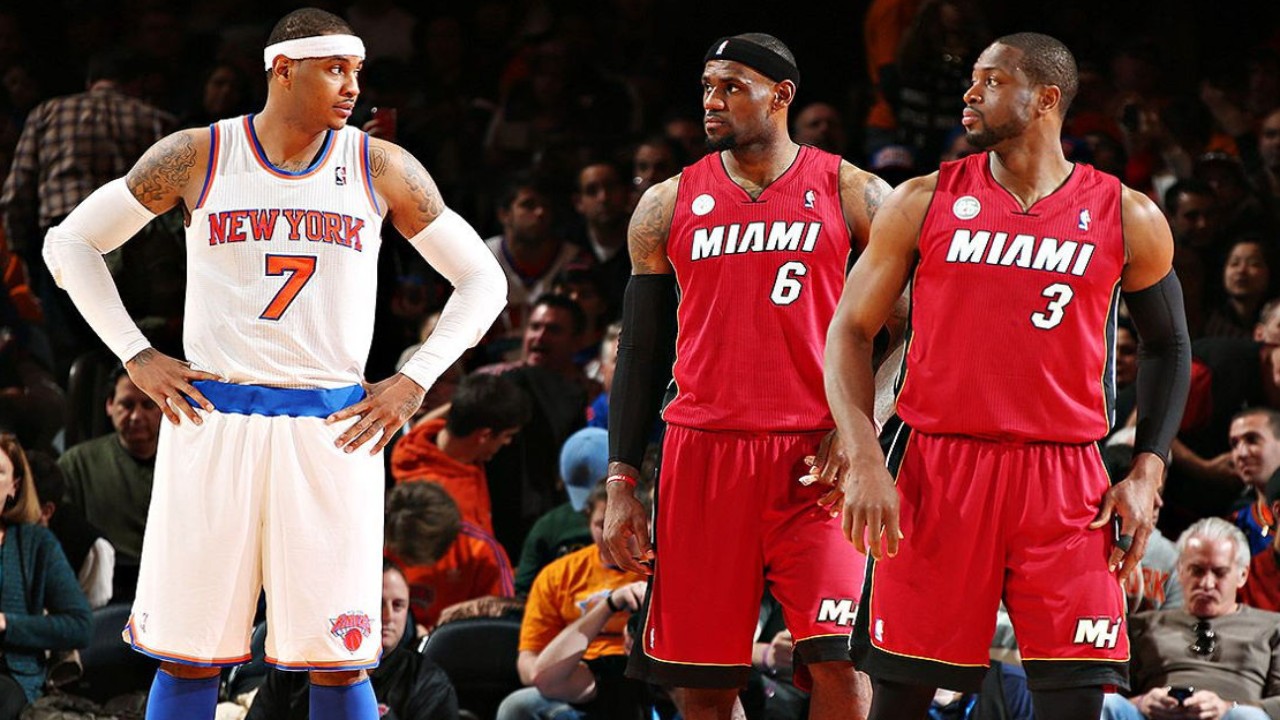 Carmelo Anthony Expresses His Desire to Co-Own NBA Team With LeBron James & Dwyane Wade; Report