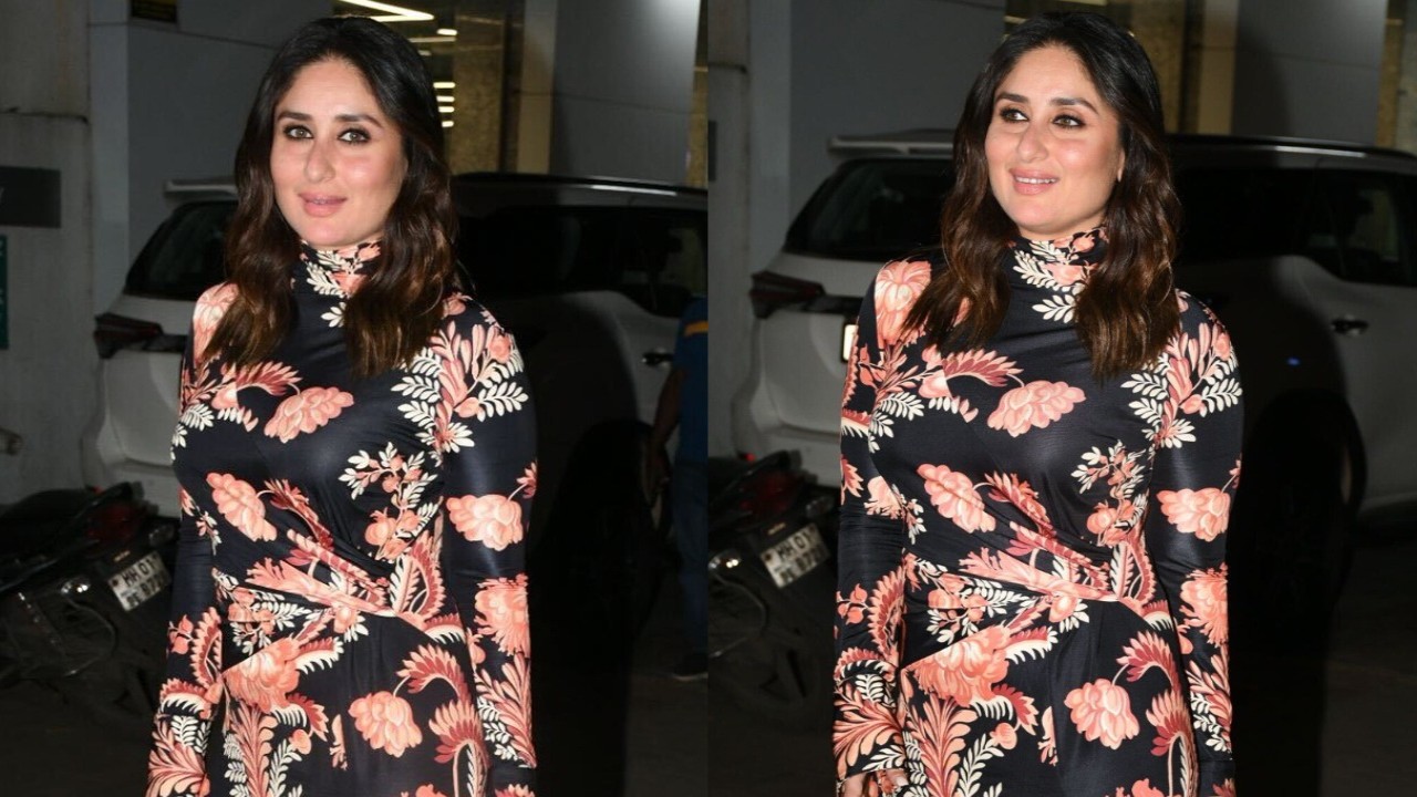 Kareena Kapoor stuns in floral jersey dress worth ₹1.38 lakhs—A must-see look