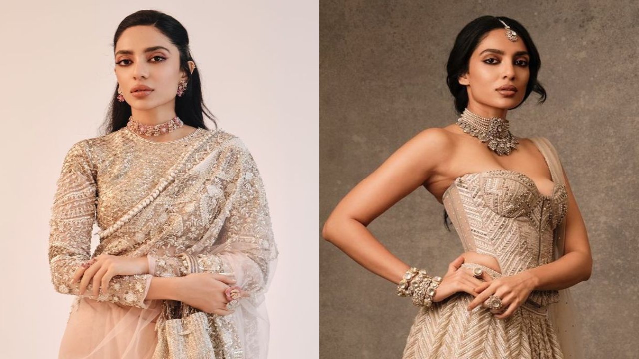 Sobhita Dhulipala's ethnic wear with stunning blouse designs 