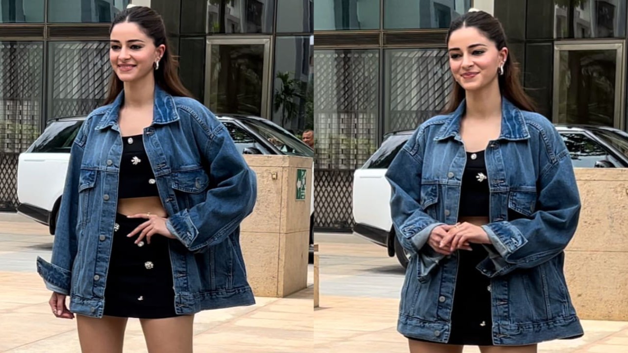 Ananya Panday promoting her web series Call Me Bae