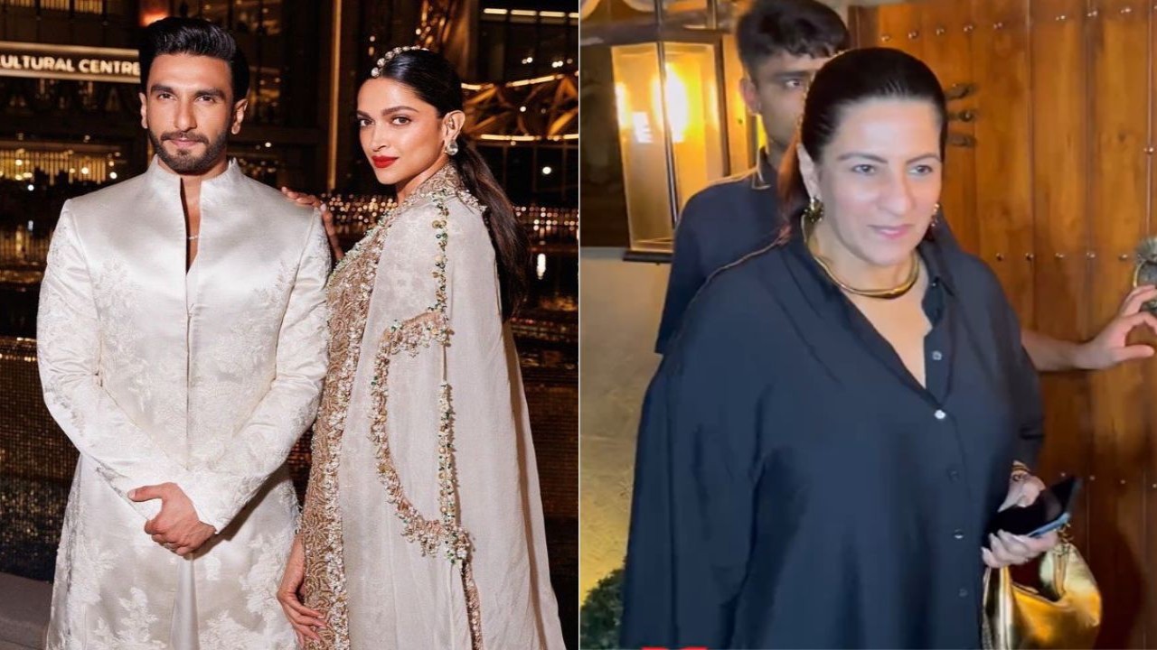 WATCH: Ranveer Singh’s mom flashes beaming smile as paps congratulate her ahead of his baby’s arrival with Deepika Padukone