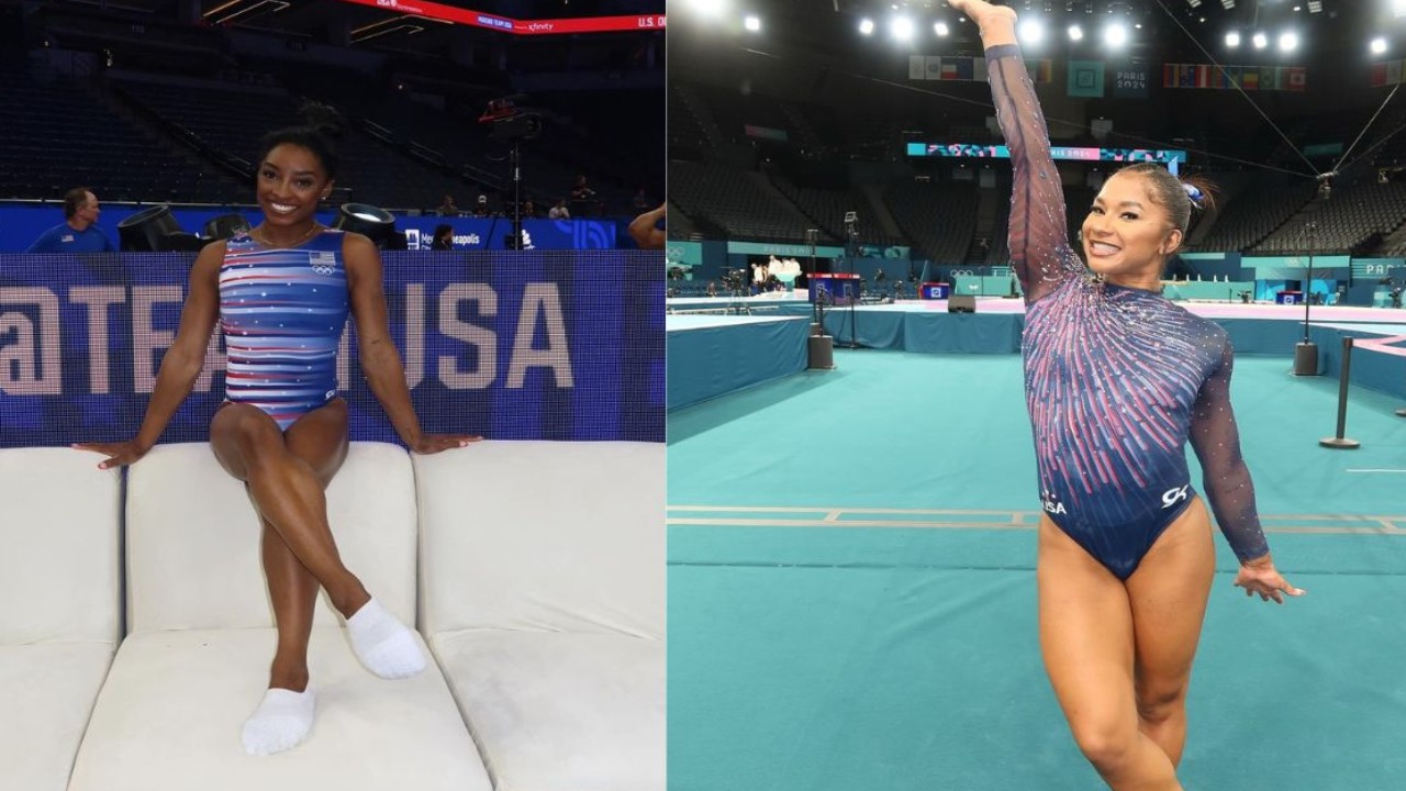 Simone Biles and Jordan Chiles's Instagram