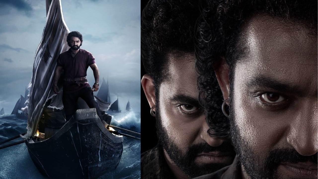 Devara: Fans question if Jr NTR is playing double role as new poster with ‘faces of fear’ takes social media by storm