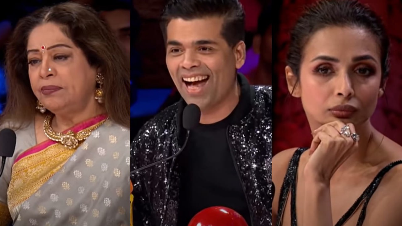 Kirron Kher, Karan Johar, Malaika Arora