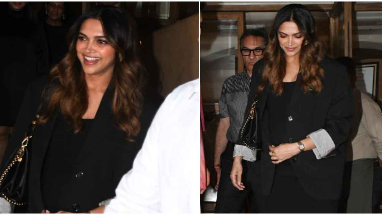 Deepika Padukone, Louis Vuitton, maternity, pregnancy fashion, pregnant, dress, blazer, style,  fashion