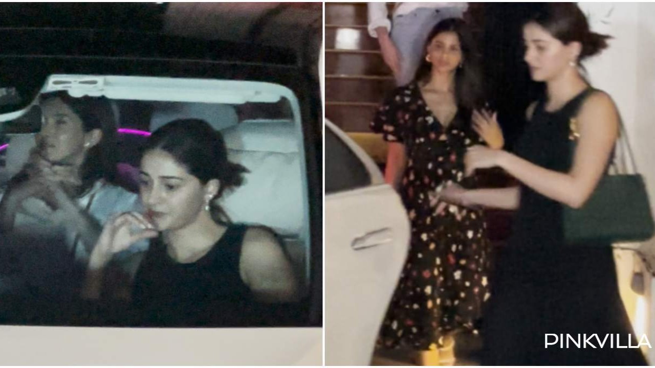 WATCH: Ananya Panday chills with her BAEs Suhana Khan and Shanaya Kapoor on Sunday; Agastya Nanda joins