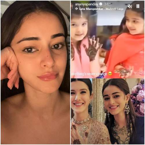 Ananya Panday celebrates friendship with BFF Shanaya Kapoor sharing Then and Now collage; 'Some things never change'