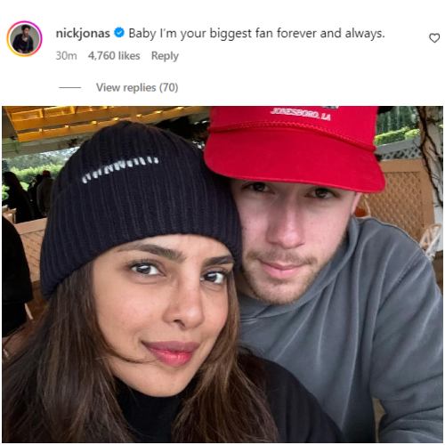 Priyanka Chopra gets nostalgic about her stage performances in Bollywood; Hubby Nick Jonas declares himself as ‘biggest fan forever and always’