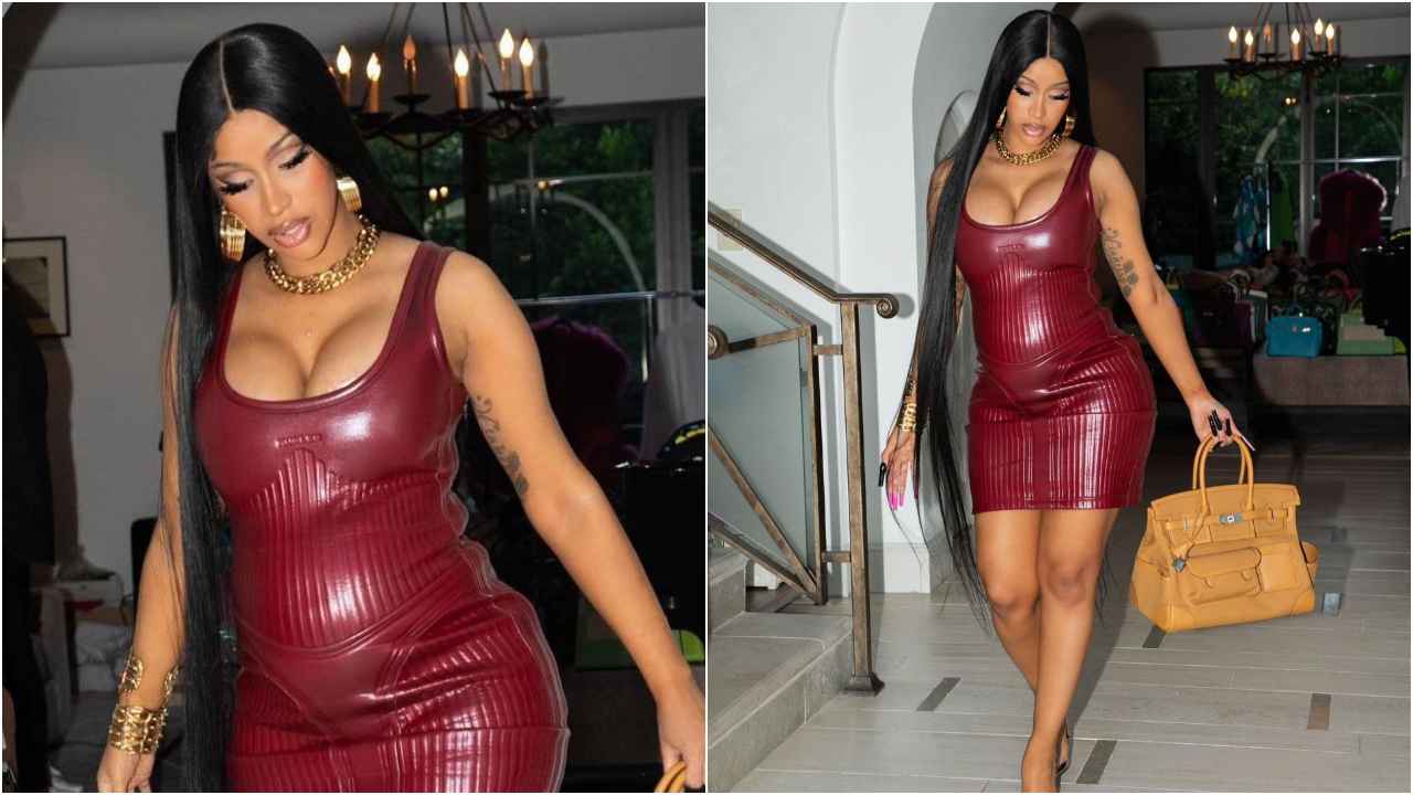 4 times mom-to-be Cardi B showed us how to slay in pregnancy-friendly bodycon outfits (PC: Cardi B instagram)