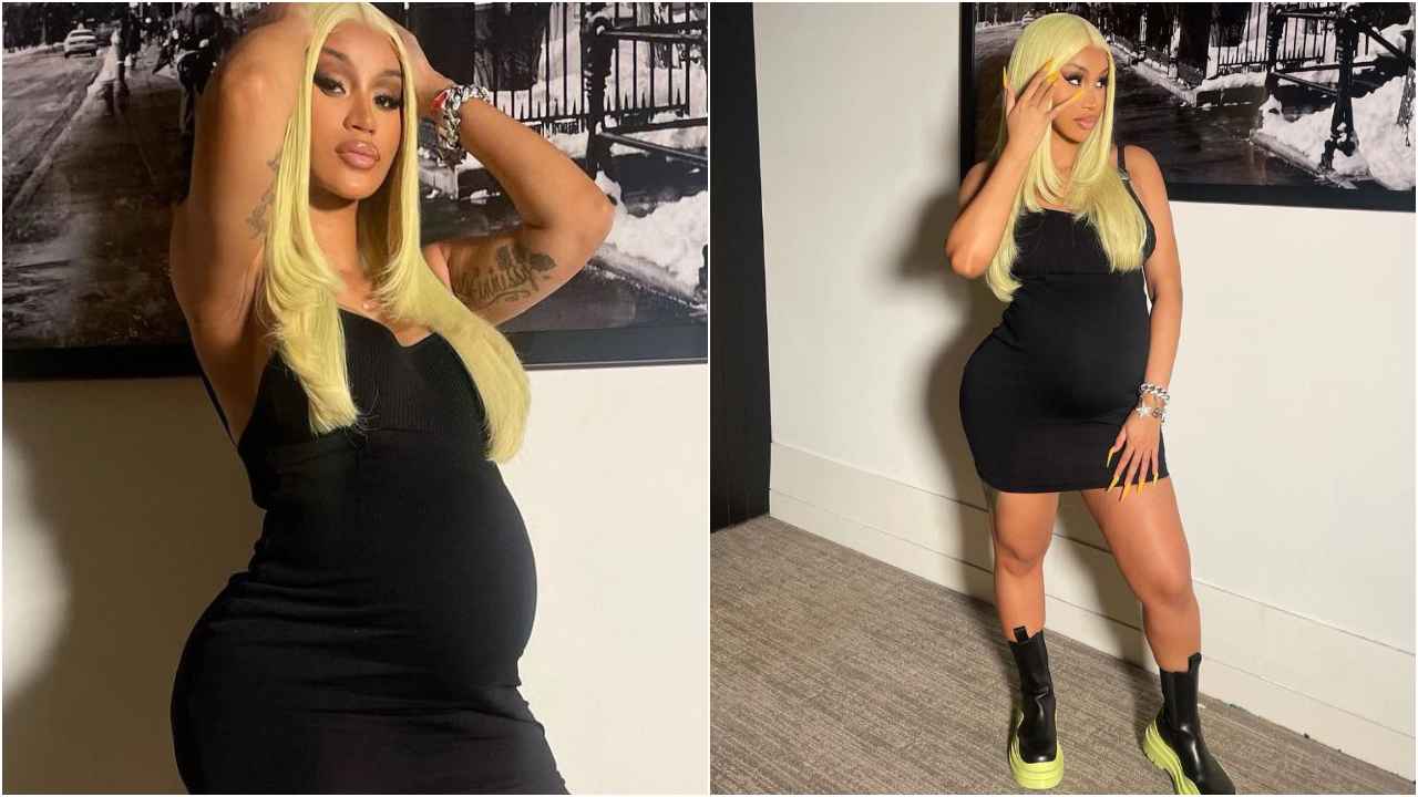 4 times mom-to-be Cardi B showed us how to slay in pregnancy-friendly bodycon outfits (PC: Cardi B instagram)