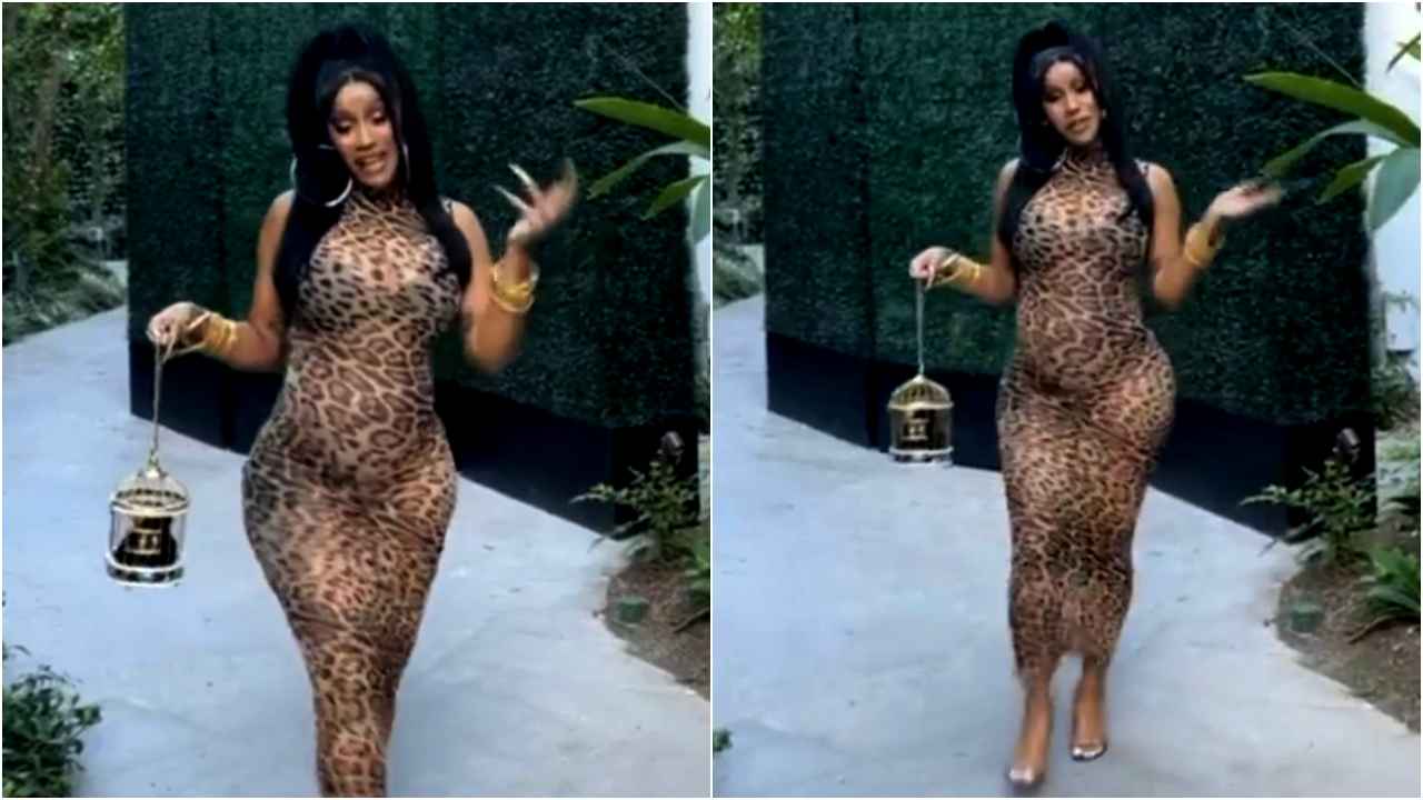 4 times mom-to-be Cardi B showed us how to slay in pregnancy-friendly bodycon outfits (PC: Cardi B instagram)