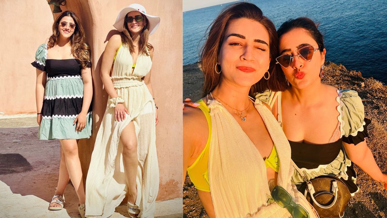 Kriti Sanon in a butter-yellow dress (Instagram)