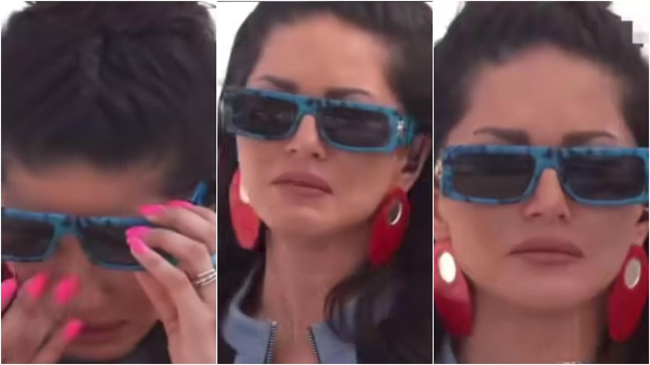 Sunny Leone gets emotional during MTV Splitsvilla X5's grand finale (PC: MTV/ JioCinema)