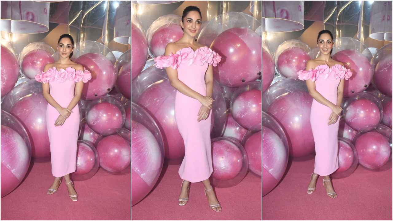 Kiara Advani transforms into literal doll with gasp-worthy off-shoulder midi dress worth Rs 73,042  (PC: Viral Bhayani)