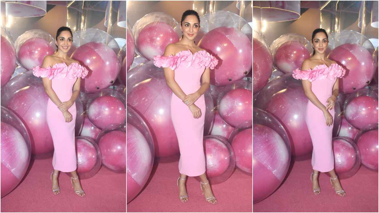 Kiara Advani transforms into literal doll with gasp-worthy off-shoulder midi dress worth Rs 73,042  (PC: Viral Bhayani)