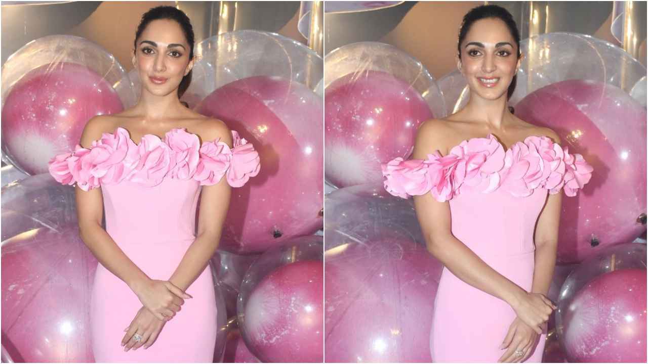 Kiara Advani transforms into literal doll with gasp-worthy off-shoulder midi dress worth Rs 73,042  (PC: Viral Bhayani)