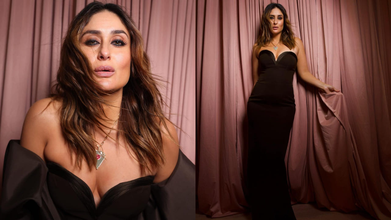 Kareena Kapoor in tousled waves