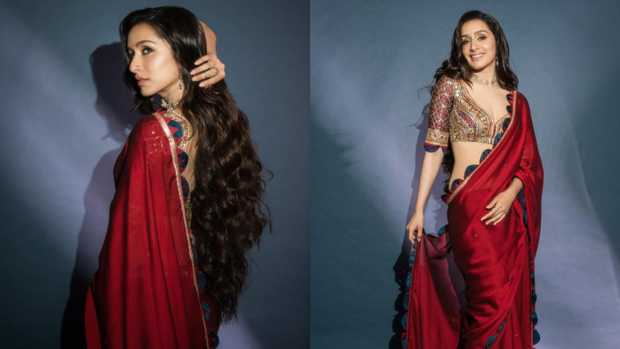 Shraddha Kapoor in long flowing curls 