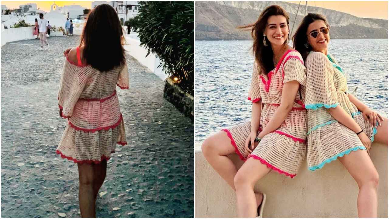 3 times Kriti Sanon showed us how to slay beach-ready vacation looks with sheer white cover-ups (PC: Kriti Sanon Instagram)