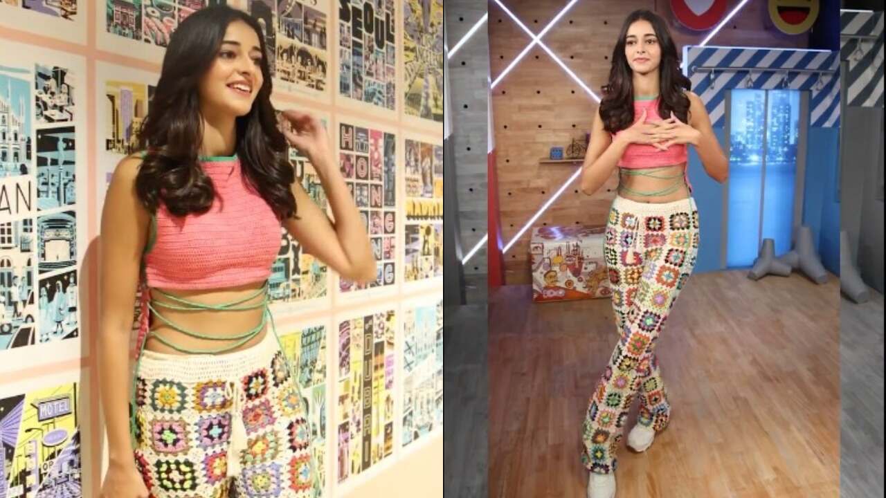 Ananya Panday gave crochet outfit ideas with her stylish pants (PC: Ananya Panday's Instgram)